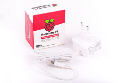 Immagine: Alimentatore ufficiale 15.3W USB-C per Raspberry Pi 4